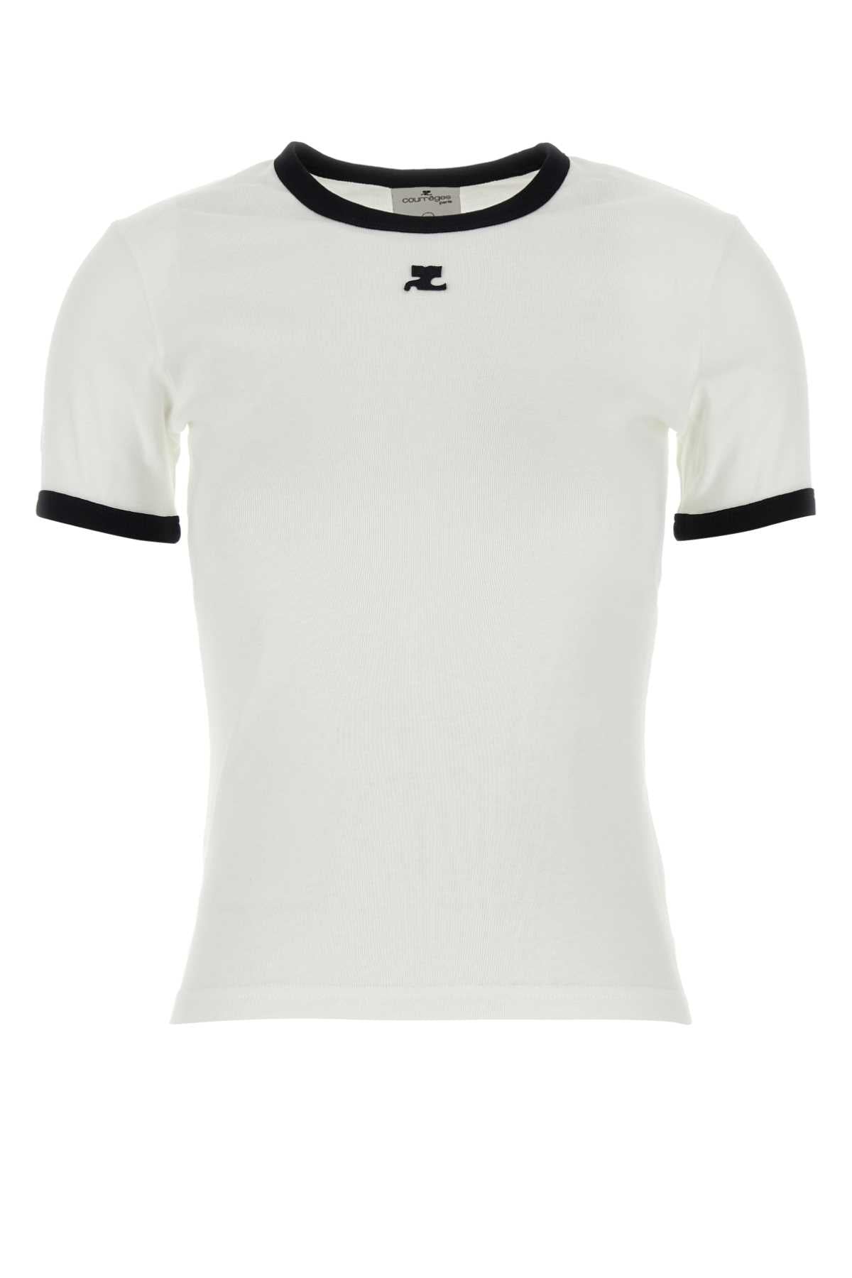 Courreges Signature contrast t-shirt