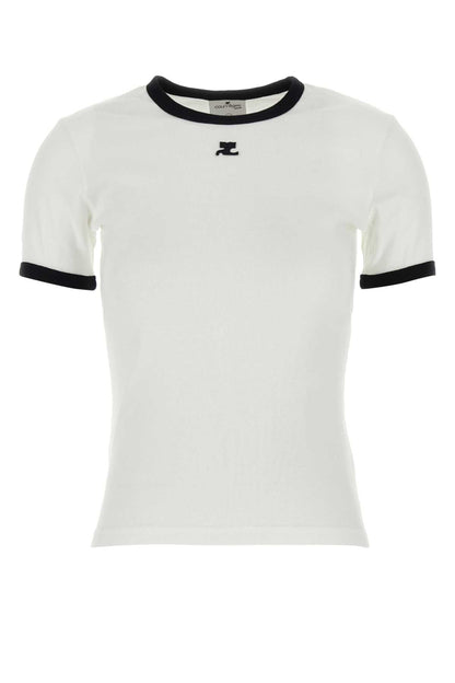Courreges Signature contrast t-shirt