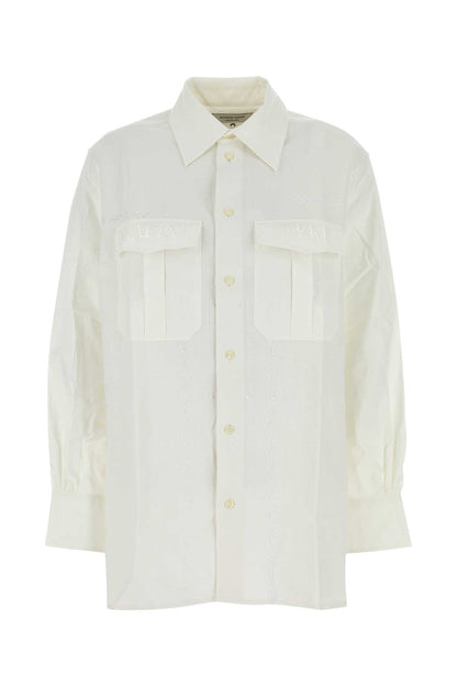UPCYCLED HOUSEHOLD LINEN TWIN POCKET SHIRT SHIRTS