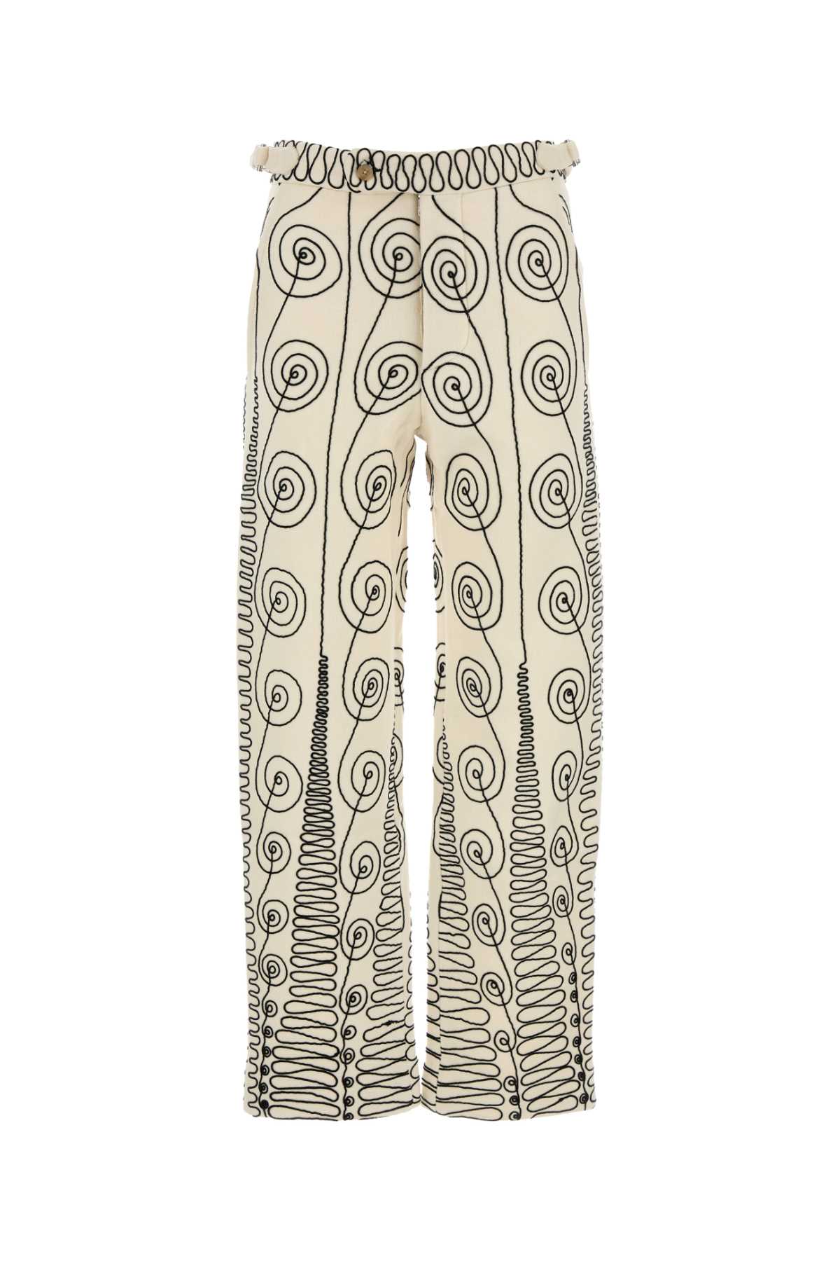 QUILLWORK TROUSERS PANTS