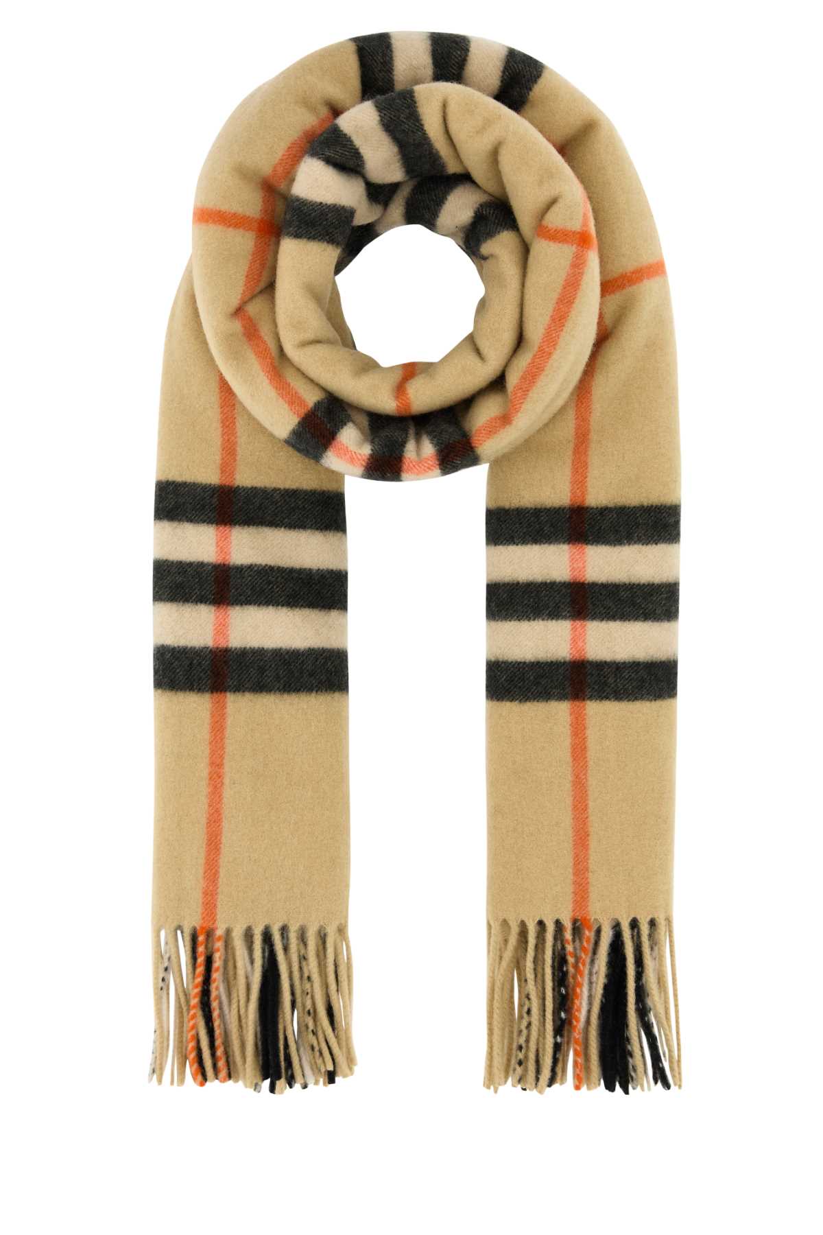 MU WASHED GIANT CHK CS SCARFS AND FOULARDS