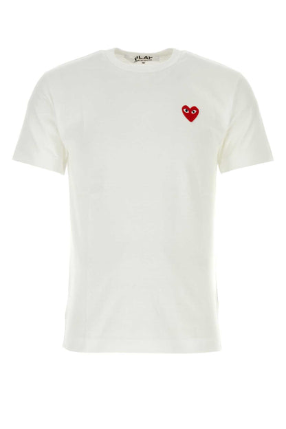 Comme Des Garcons Play Short sleeve tee red heart
