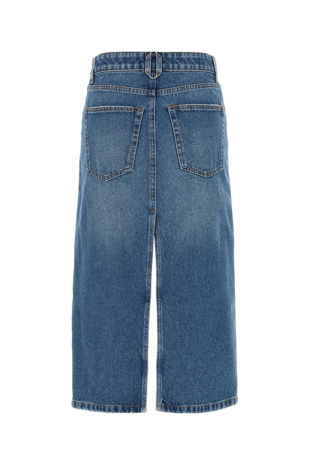 TWEED AND DENIM SKIRT SKIRTS