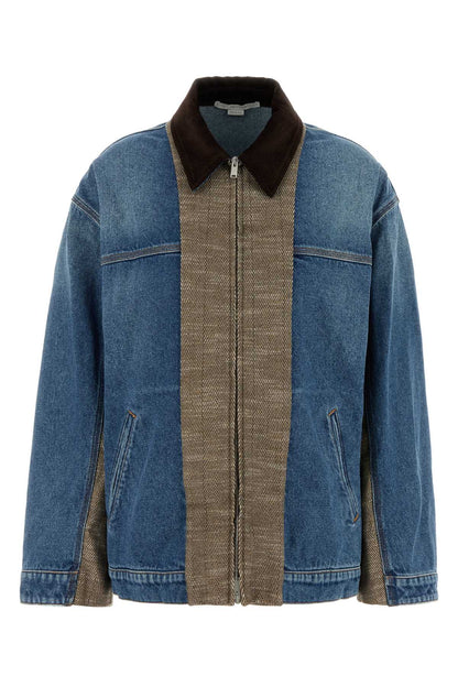 TWEED AND DENIM JACKET JACKETS