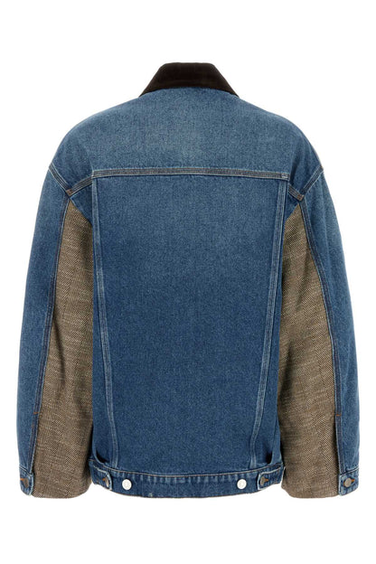 TWEED AND DENIM JACKET JACKETS