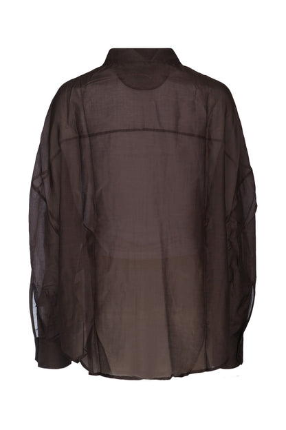 Donde Esteban Salpicon long sleeve silk shirt