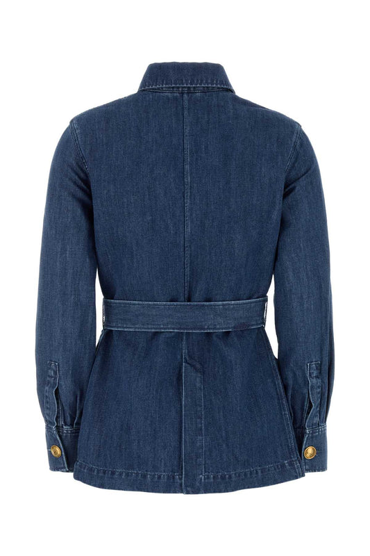 SAHARIANA IN DENIM | SOLI BLAZERS AND VESTS