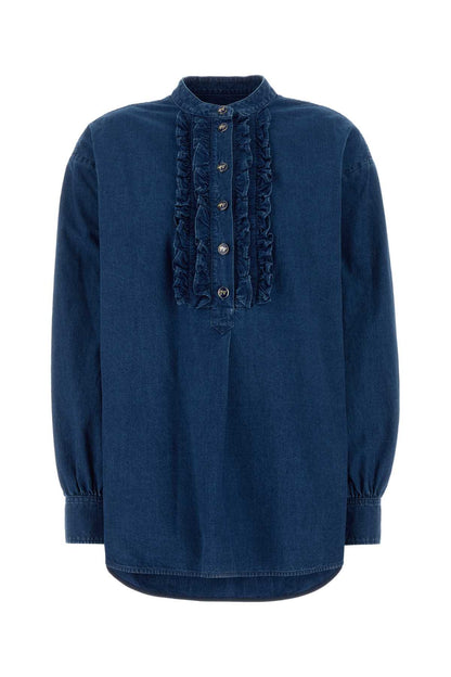 CAMICIA IN DENIM | SOLID TOPS