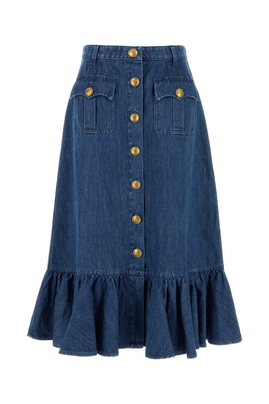 GONNA DENIM | SOLID | MED SKIRTS