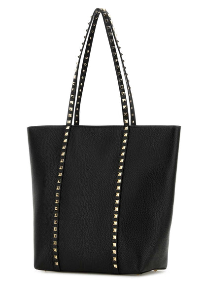 TOTE N/S | ROCKSTUD | VIT HANDBAGS