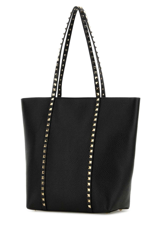 TOTE N/S | ROCKSTUD | VIT HANDBAGS