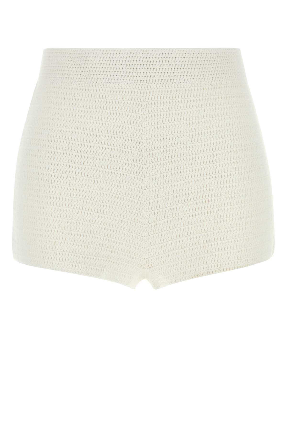 CHOUCHOU HAND CROCHET MINI SHORTS SHORTS