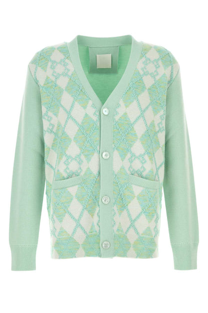 V NECK CARDIGAN INTEGRAL POCKETS KNITWEARS