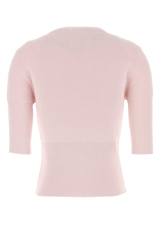 3/4 SLEEVES RIBBED BOTTOM SWEATER KNITWEARS
