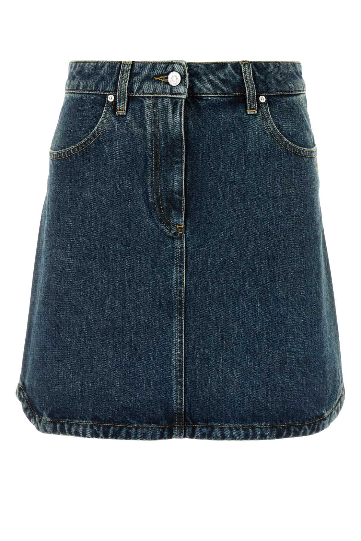 MINI DENIM SKIRT WITH POCKETS SKIRTS