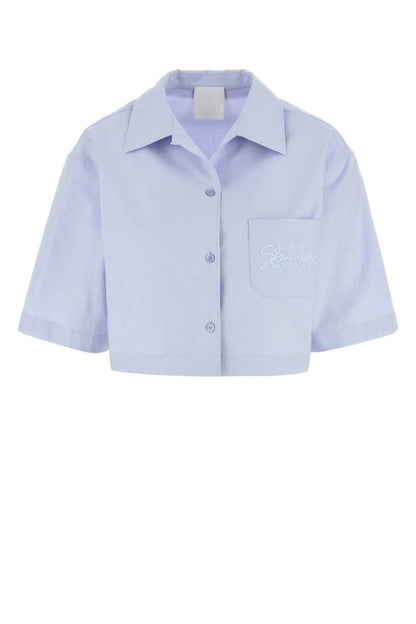 CROPPED PYJAMA SHIRT SHIRTS