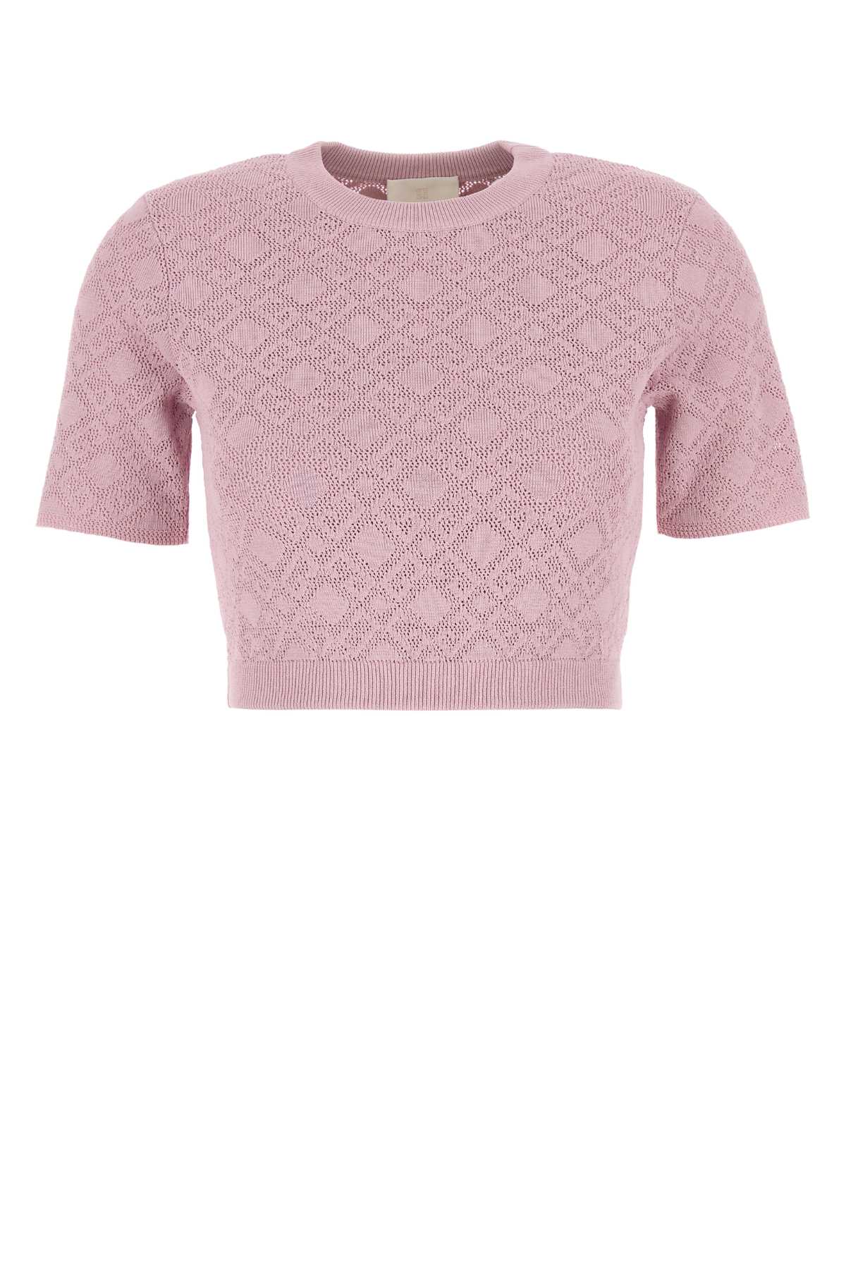 CROPPED SHORT SLEEVES SWEATER KNITWEARS