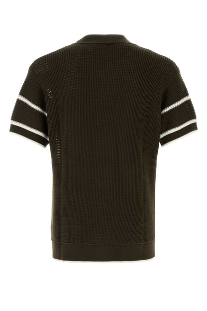 FABRICIO CROCHET STRIPE CARDIGAN SHIRT SS SHIRTS