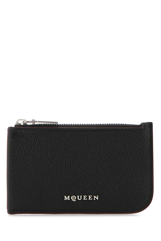 Alexander Mcqueen Sling zip card case