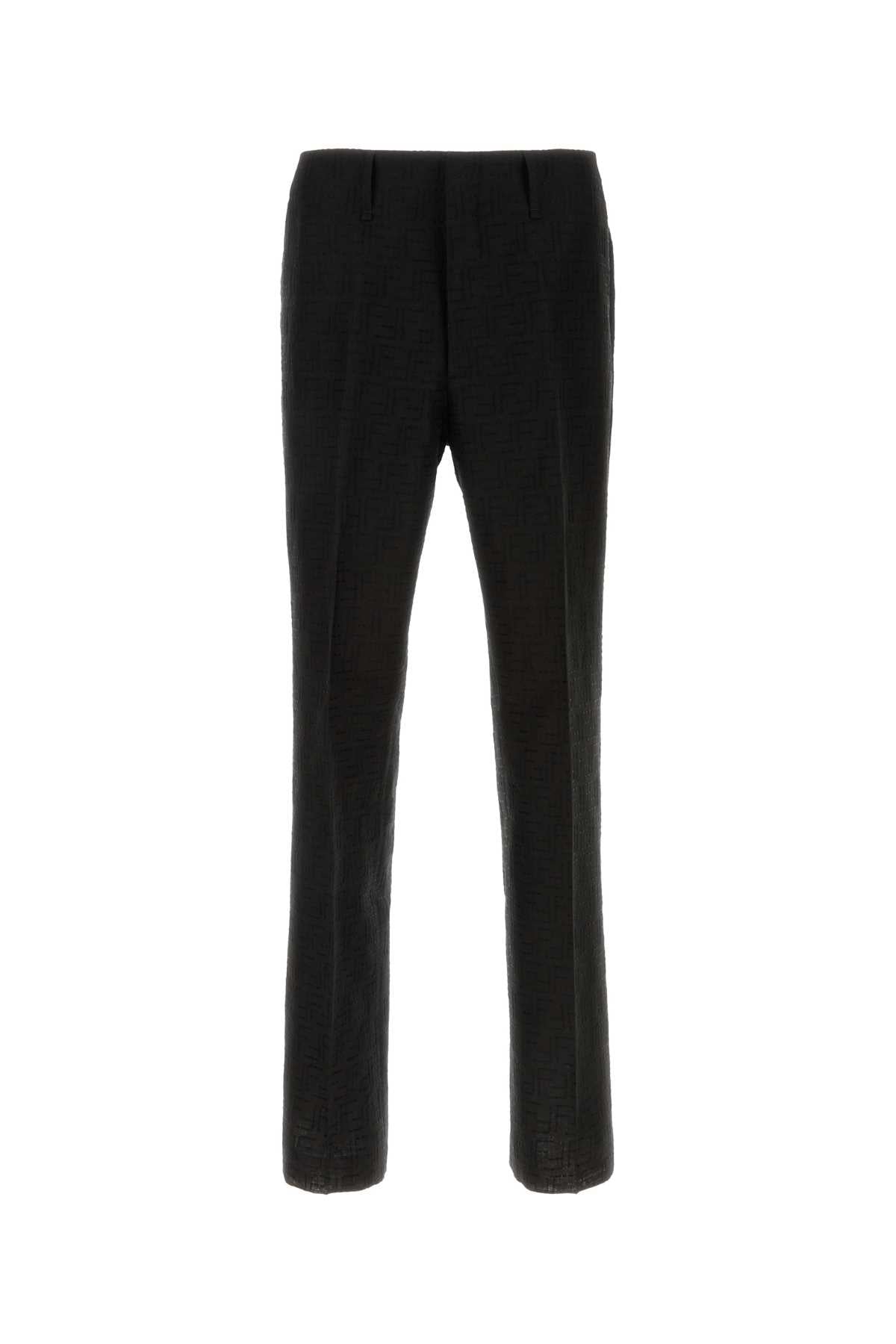 TR LINEN FF JACQUARD ALLOVER PANTS