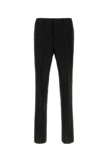 TR LINEN FF JACQUARD ALLOVER PANTS