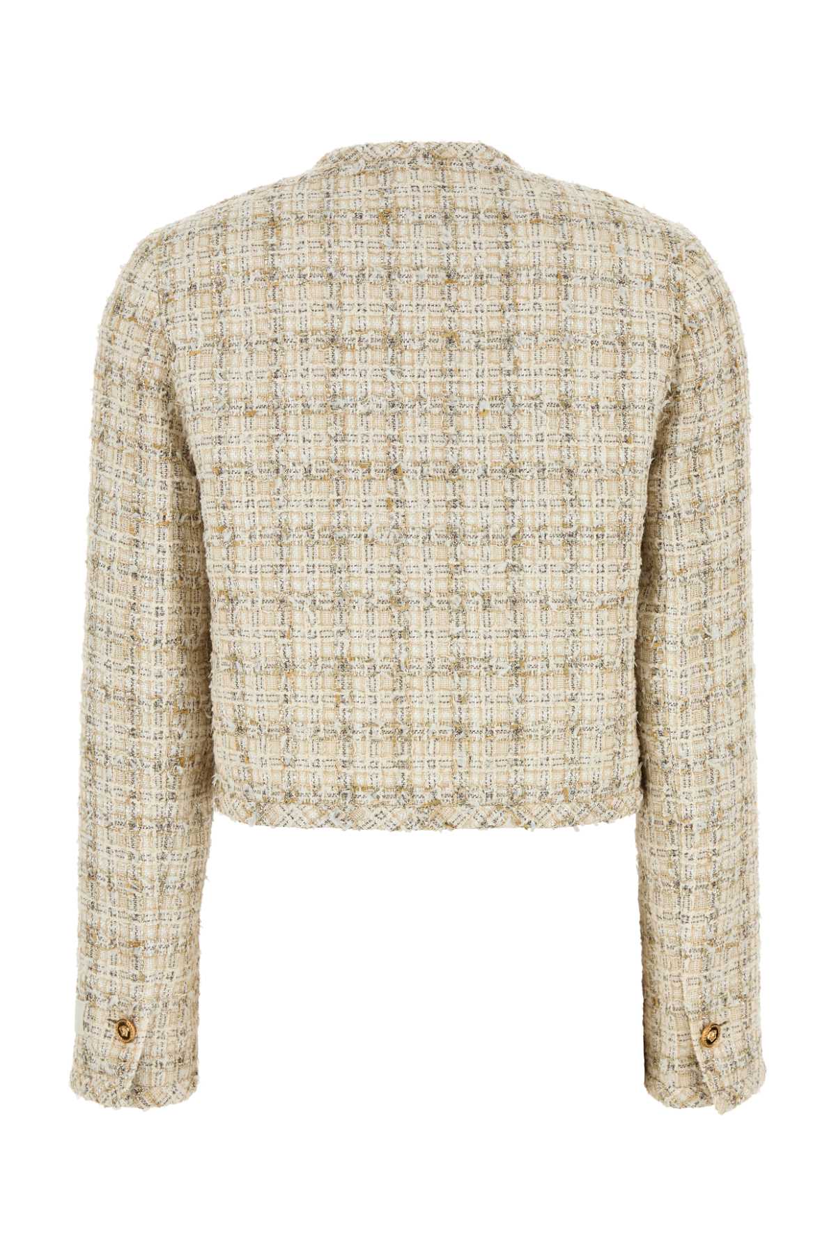 INFORMAL JACKET COTTON MIX FANCY TWEED BLAZERS AND VESTS