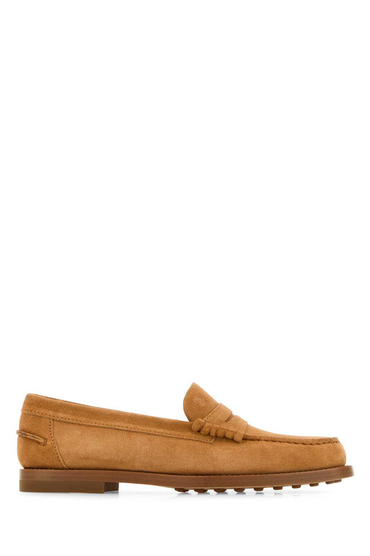 CUOIO+INIEZ. 34L MOCASS. FOD. TESS. LOAFERS