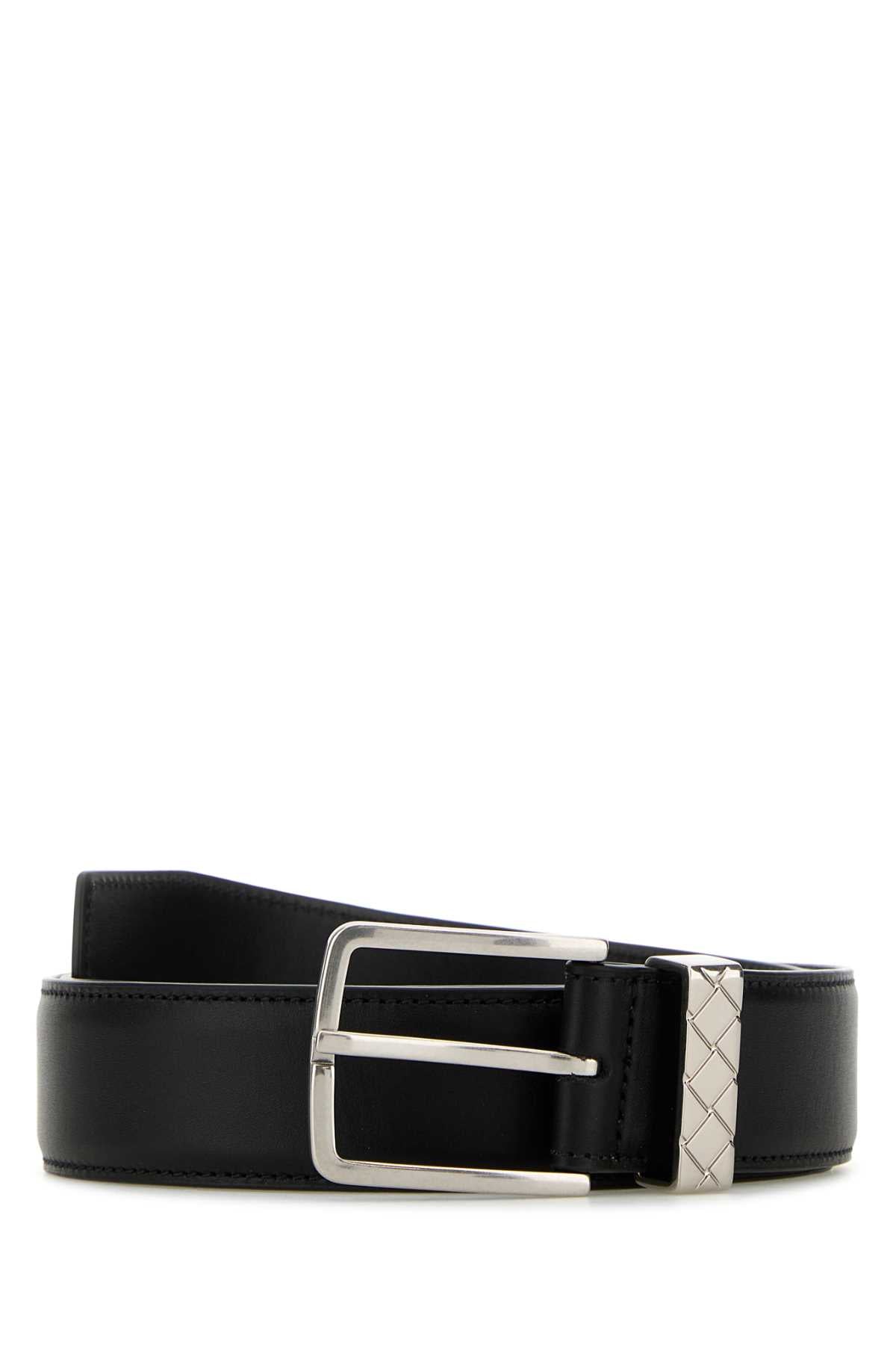 CLASSIC BELT INTRECCIO FIBBIA METAL /PELLE LISCIA BELT