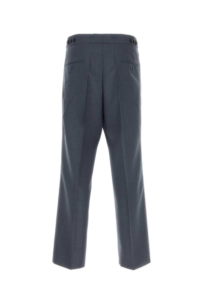 PANTALONI IN MOHAIR SETA PANTS