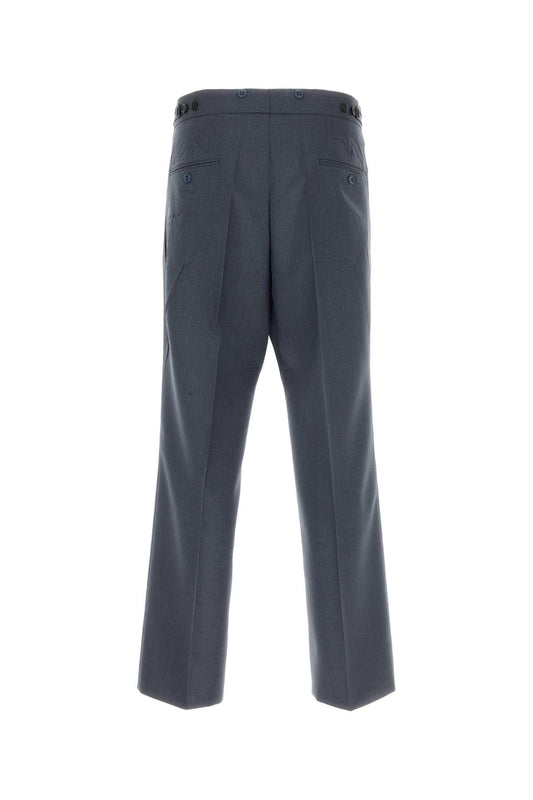 PANTALONI IN MOHAIR SETA PANTS