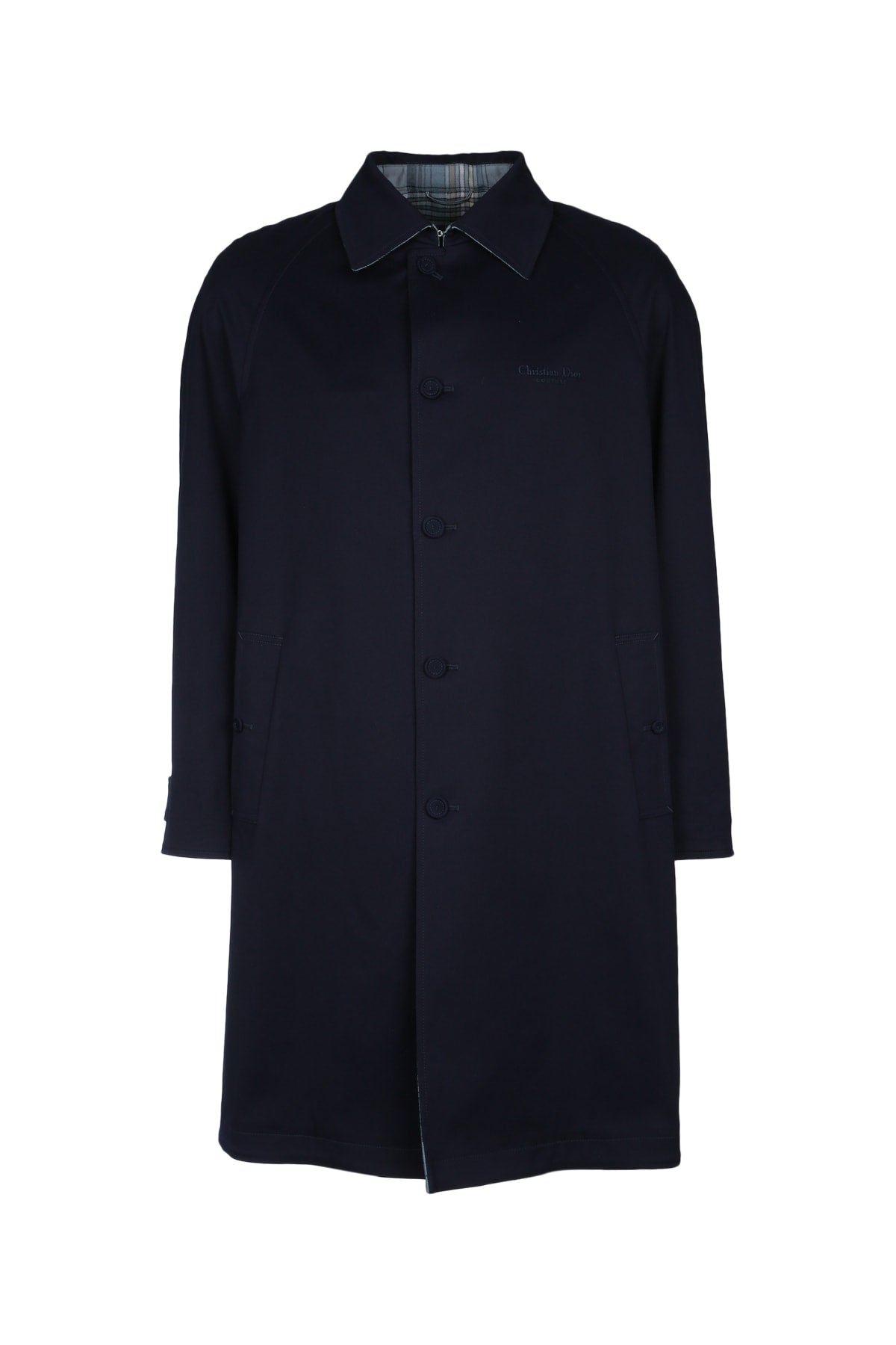 CAPPOTTO BLU CHECK AZZURRO COATS