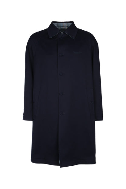 CAPPOTTO BLU CHECK AZZURRO COATS