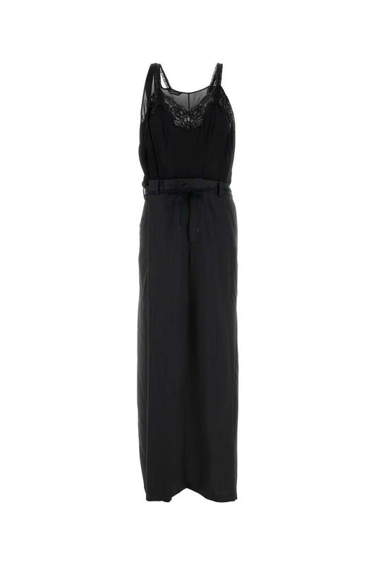PATCHED SLIP DRESS DRESSES