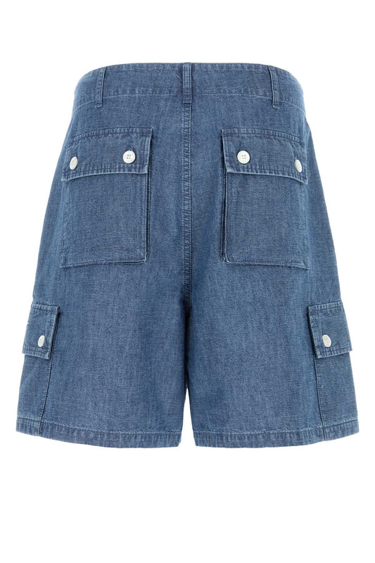 CHAMBRAY CARGO SHORTS SHORTS