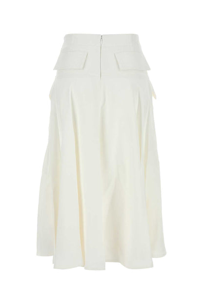 GONNA BIANCA MIDI TASCHE SKIRTS