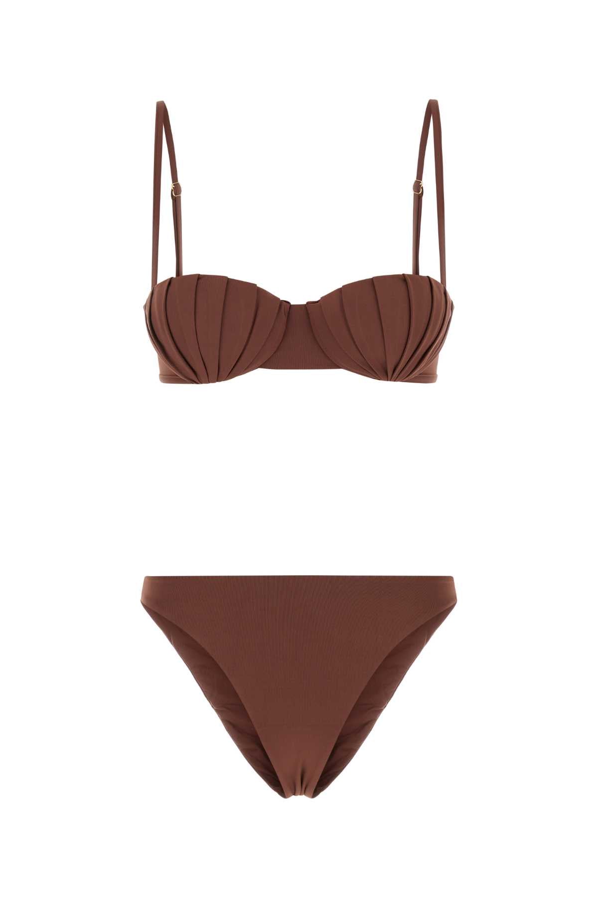 BRAZILIAN  BIKINI WITH BALCONETTE SHELL CUP SWIMSUITS