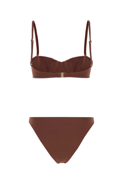 BRAZILIAN  BIKINI WITH BALCONETTE SHELL CUP SWIMSUITS