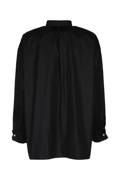 CAMICIA NERA PERLA SHIRTS