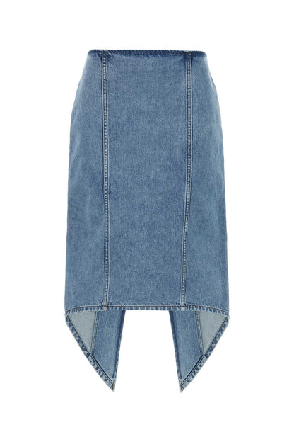 LAYERED MIDI SKIRT SKIRTS