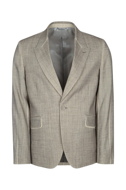 JKT72CMPKLPFLAPPKTSROUNDEDCLOSUREPRINTEDEFFECTCL BLAZERS AND VESTS