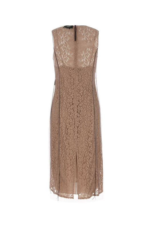 LACE MESH DRESS DRESSES