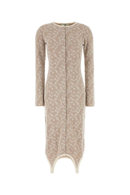 LONG CARDIGAN FLOWER GHETTE DRESSES