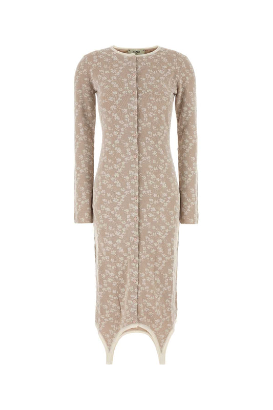LONG CARDIGAN FLOWER GHETTE DRESSES
