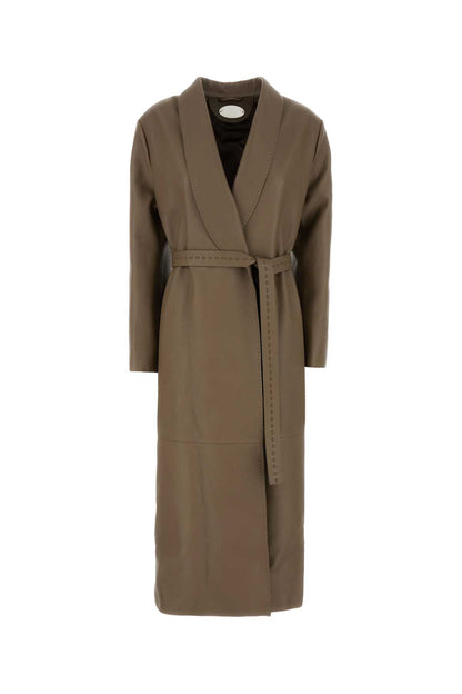LEATHER COAT COATS