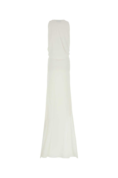 GOWN VISCOSE CREPE JRS_17_18 LONG DRESSES