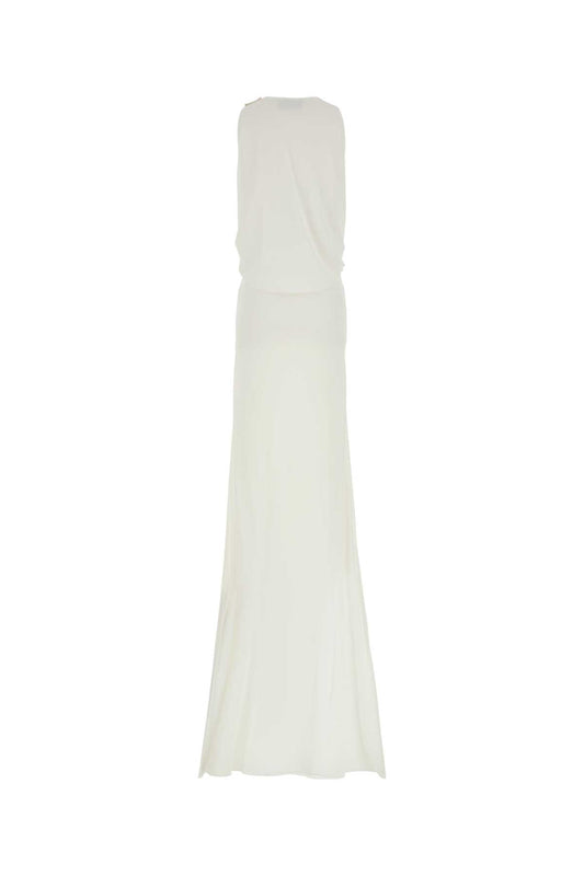GOWN VISCOSE CREPE JRS_17_18 LONG DRESSES