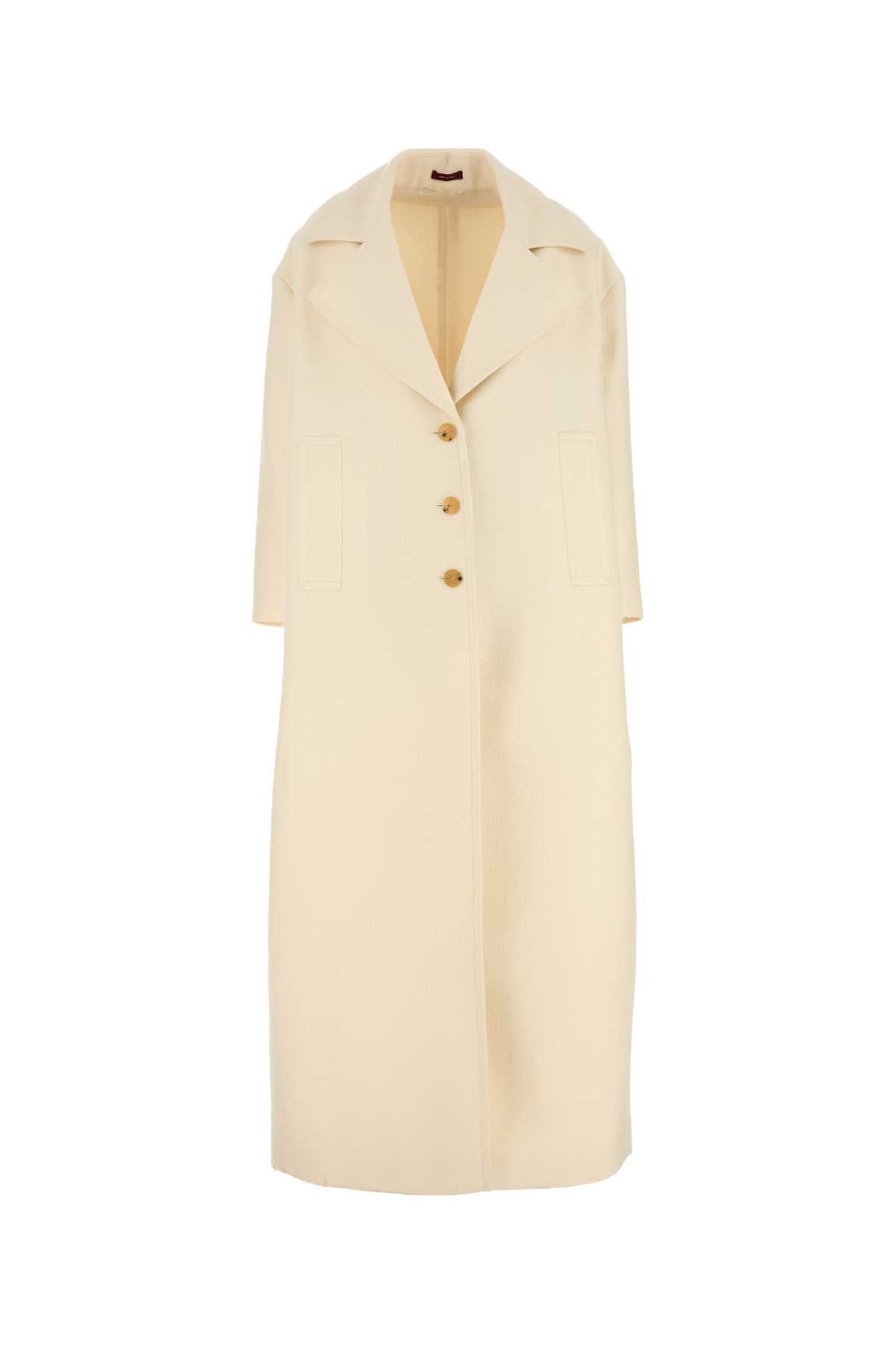 COAT CREPE WOOL SLK GG_PETITE COATS