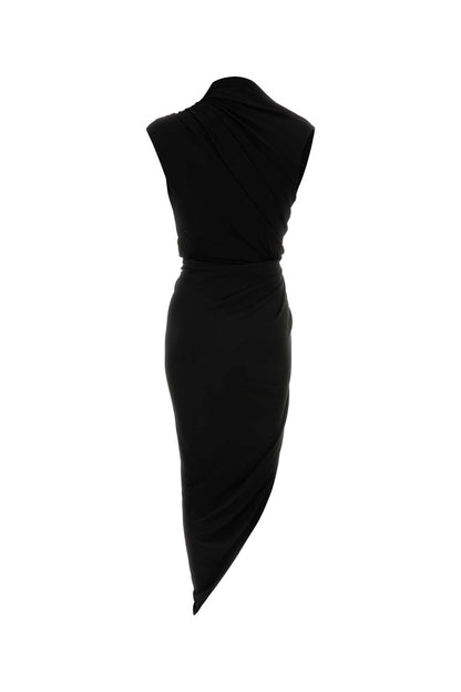 DRAPED DRESS DRESSES