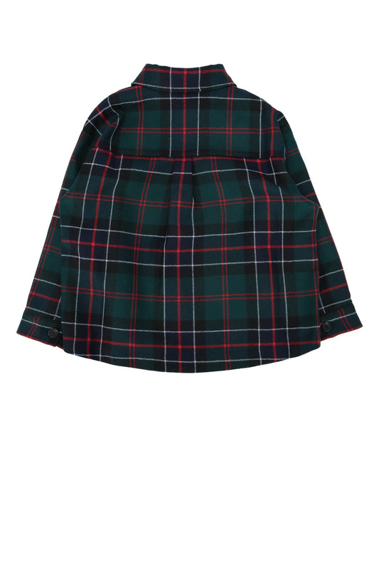 Fendi Kids Barracuta green tartan