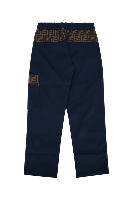 Fendi Kids Pantalone eavy gabardine